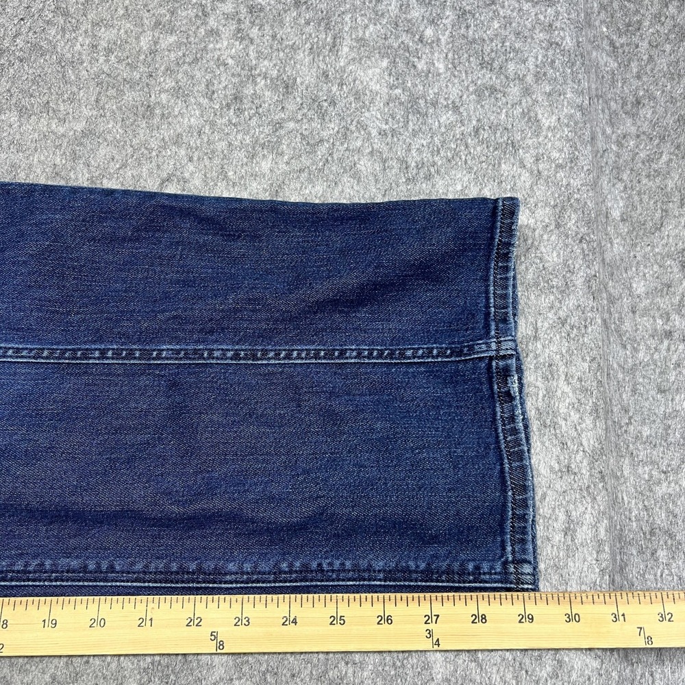 American Eagle Jeans Womens 6 Short Blue Super High Rise Baggy Wide Leg Denim - Picture 16 of 16